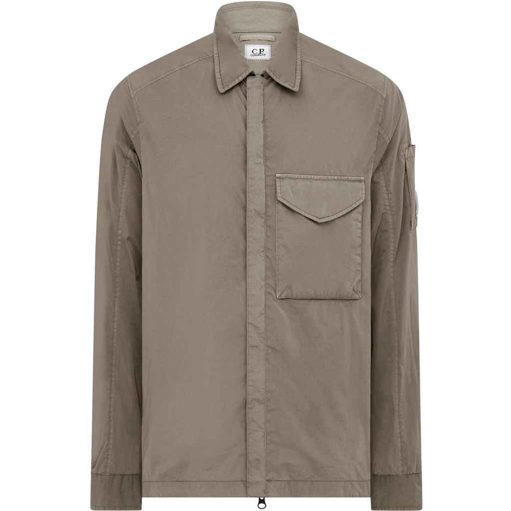 CP Company Chrome R Overshirt - Silver Sage 335